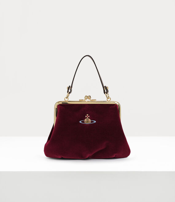 Vivienne Westwood Granny Frame Purse in BURGUNDY